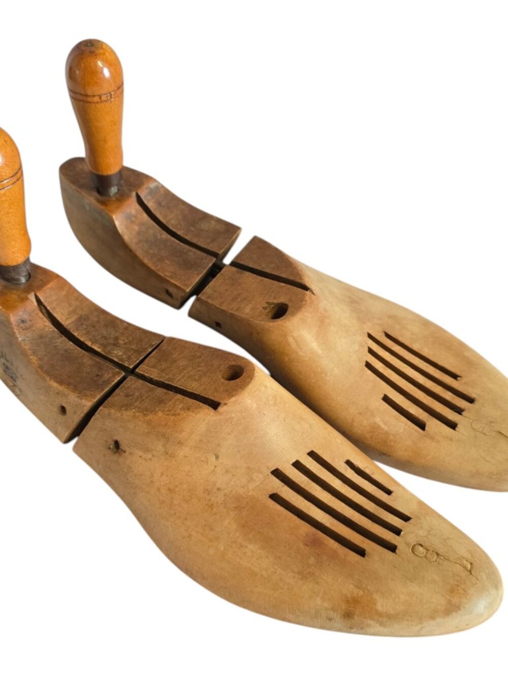 Vintage Miller Trade Mark Shoe Trees Shoe Forms Shapers Men's Size ~ 7C